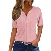 Onegirl Womens Tops Dressy Casual Short Sleeve Zipper Womens Blouses for Work Button Down Shirts for Women Plus Womens Workout Tops Set My Orders Placed Recently By Me My Account