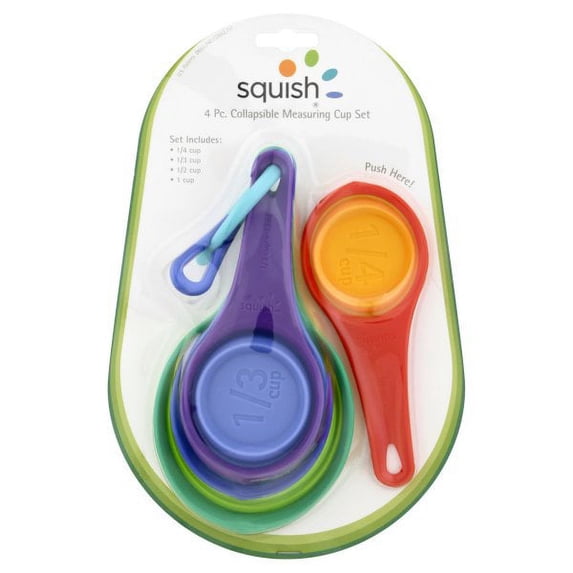 Oneida 41008 Squish 4 Pieces Collapsible Measuring Cup Set