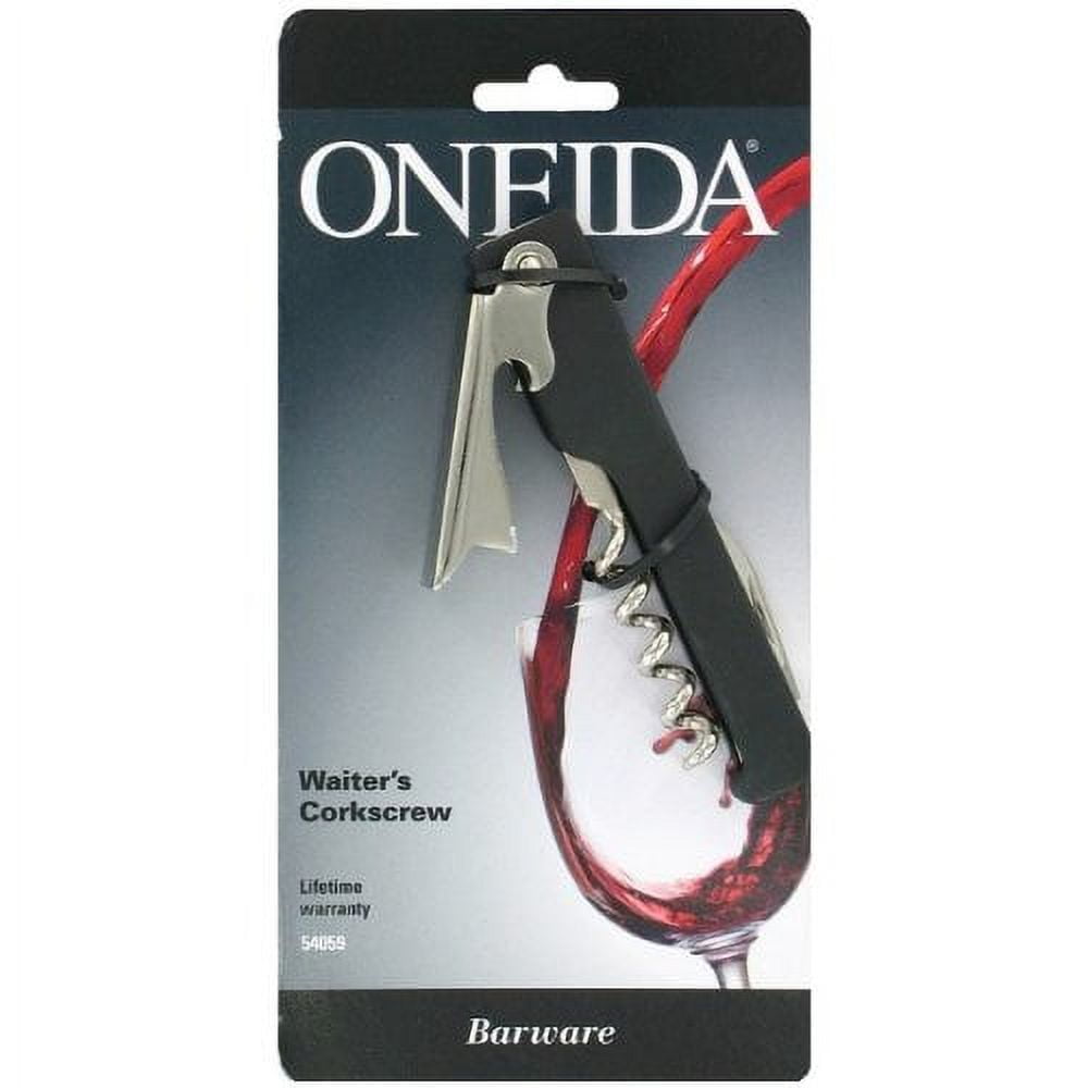Oneida 54059 Black Waiters Corkscrew