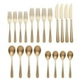 thumbnail image 1 of Oneida 894806 Kenbrook Champagne Tumbled 20 Piece Everyday Flatware Set, Service For 4, 1 of 4