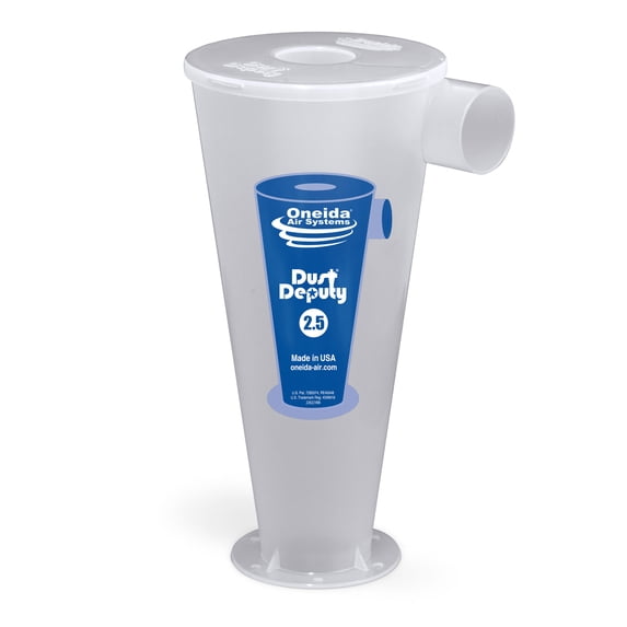 Oneida Air Systems Dust Deputy 2.5 DIY Cyclone Separator, Accessory Only