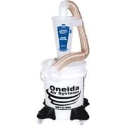 Oneida Air Systems Dust Deputy Deluxe Cyclone Separator Kit with Caster Mounts and Collapse-Proof Bucket for Wet/Dry Sho   Residential Use, Standard Application