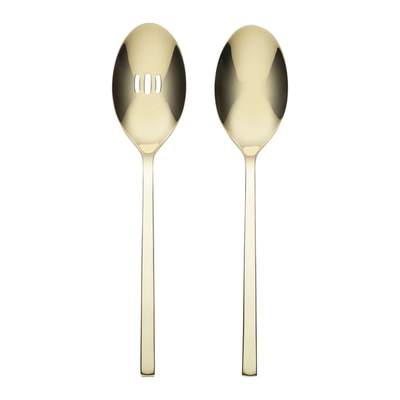 Oneida Allay Champagne Mirror 18/0 Stainless Steel Serving Spoons (2 Count)