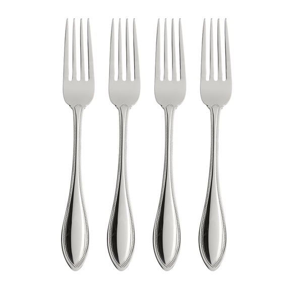Oneida American Harmony Everyday Flatware Dinner Forks, Set of 4
