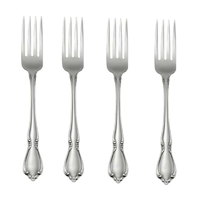 Oneida Chateau Fine Flatware Set, 18/8 Stainless, Set of 4