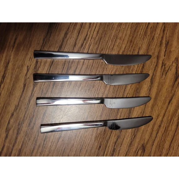 Oneida Chef'S Table Everyday Flatware Butter Knives, Set Of 4, 18/0 Stainless