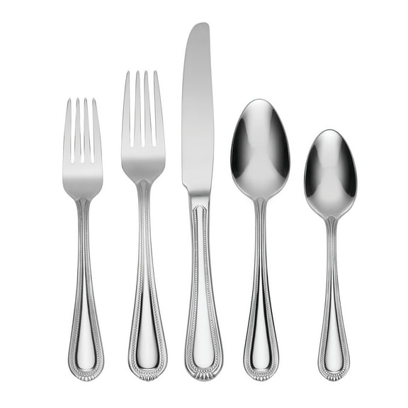 Oneida Countess 45-Piece Mirror 18/0 Stainless Steel Flatware Set (Service for 8)