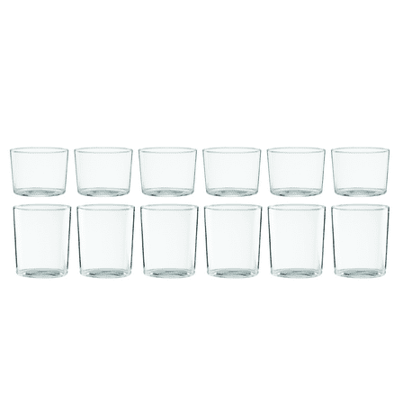 Oneida Entertain 365 12-Piece Clear Glass Stackables Drinkware Set