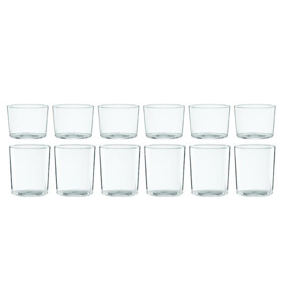 Oneida Entertain 365 12-Piece Clear Glass Stackables Drinkware Set