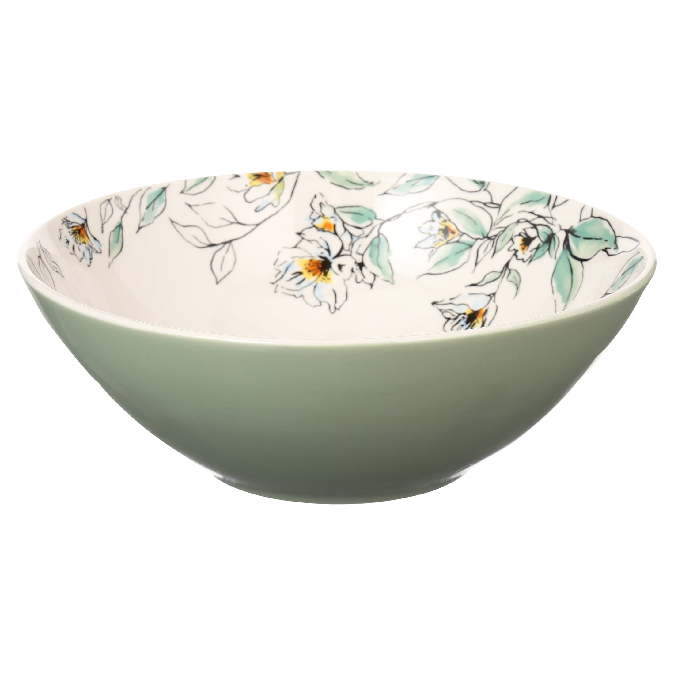 Oneida Entertain 365 64 oz Botanica Porcelain Serving Bowl