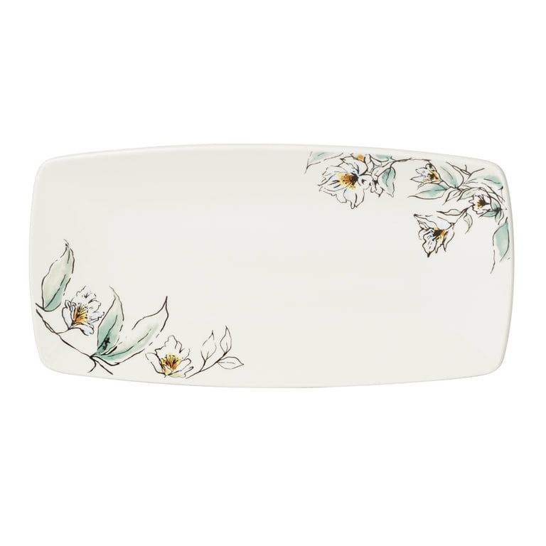 Oneida Entertain 365 Botanica Porcelain Hors d'Oeuvres Serving