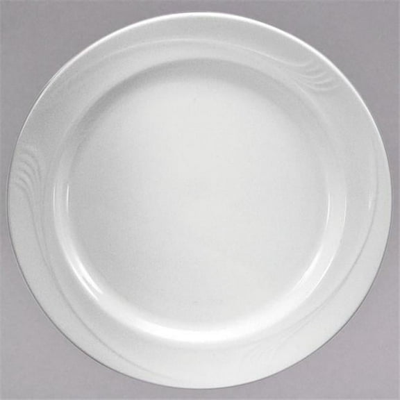 Oneida F1040000125 7.25 in. Espree Cream White China Plate