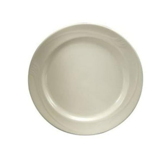 Oneida F1040000163 12 in. Round Espree Cream White China Plate