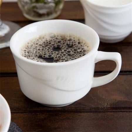 Oneida F1040000520 7.5 oz Espree Cream Lotus Cups