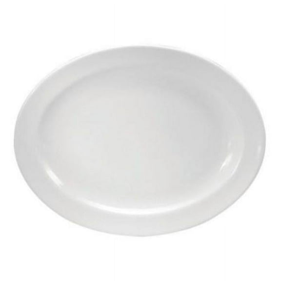 Oneida F1600000359 11.5 in. Shape 2000 Oval Platter  White