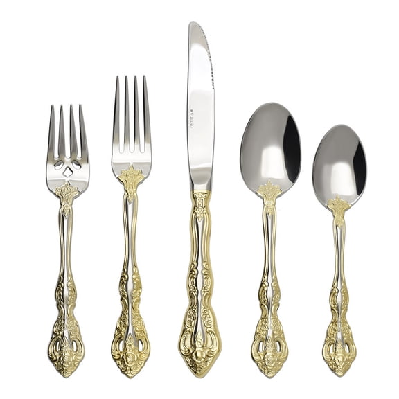 Oneida Golden Michelangelo 5Pc Place Setting
