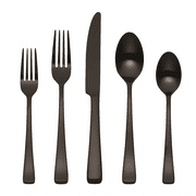 Oneida Harding 20-Piece Black Satin Stainless Steel Flatware Set Service for 4