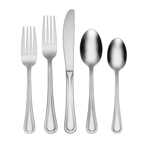 Oneida Hollis 74-Piece Satin 18/0 Stainless Steel Flatware Set (Service for 12)