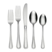 Oneida Hollis 74-Piece Satin 18/0 Stainless Steel Flatware Set Service for 12
