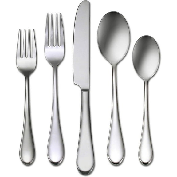 Oneida Icarus 45-Piece Flatware Set, Service for 8, Silver