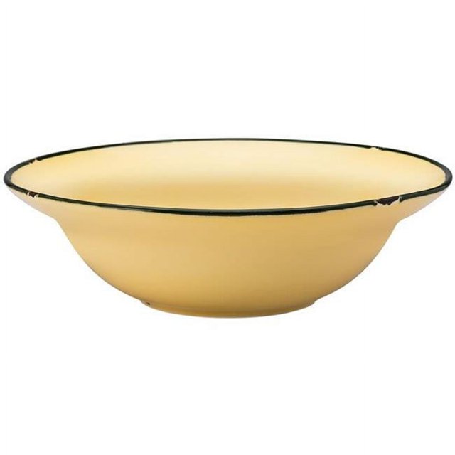 Oneida L2103006751 25 oz Yellow Porcelain Pasta Bowl