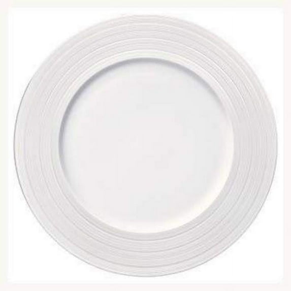 Oneida L5650000155 11 in. Manhattan White Medium Rim Plate