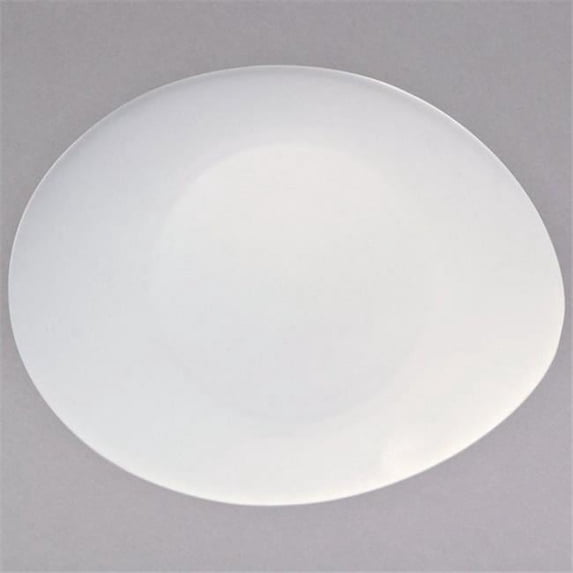 Oneida L5750000324 7.25 x 6.125 in. Stage Warm White Porcelain Oval Platter