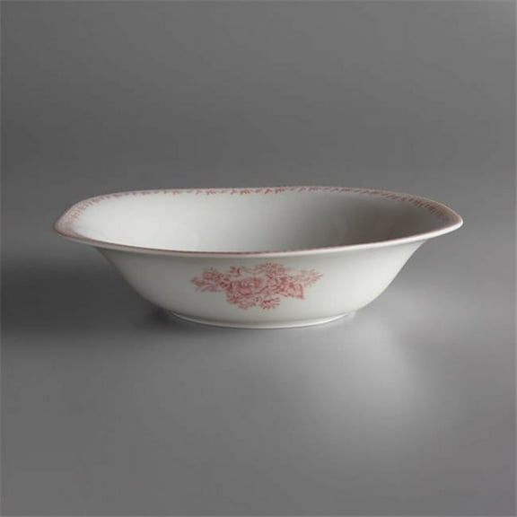 Oneida L6703052761 15 oz Pink Porcelain Pasta-Soup Bowl