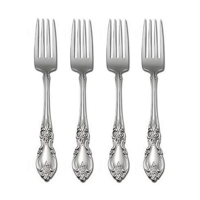 Oneida Louisiana 18/8 Stainless Steel Dinner Fork (Set of Four