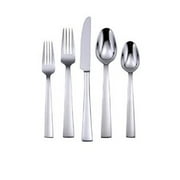 Oneida Madison Avenue 20-Piece Stainless Steel Flatware Set with Silver Handles Service for 4
