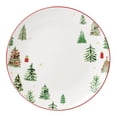 thumbnail image 1 of Oneida Merry & Bright Porcelain Dinner Plates, Set of 4, 1 of 6