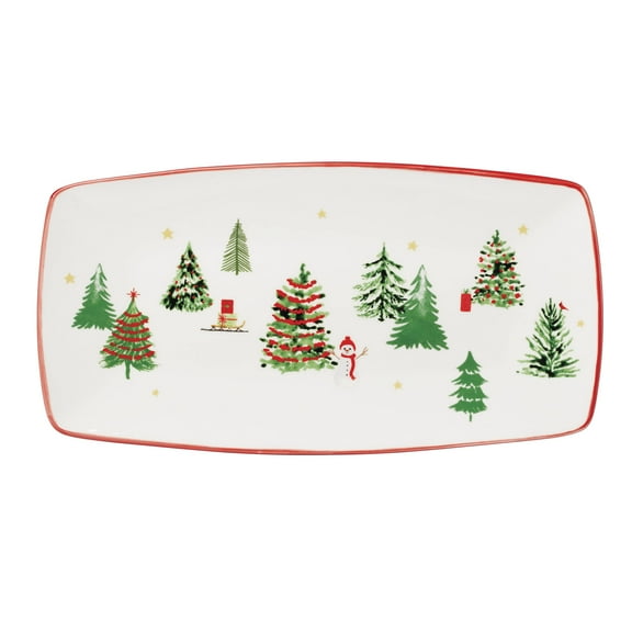 Oneida Merry & Bright Porcelain Serving Tray