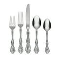 thumbnail image 1 of Oneida Michelangelo 20-Piece Mirror 18/10 Stainless Steel Flatware Set (Service for 4), 1 of 12