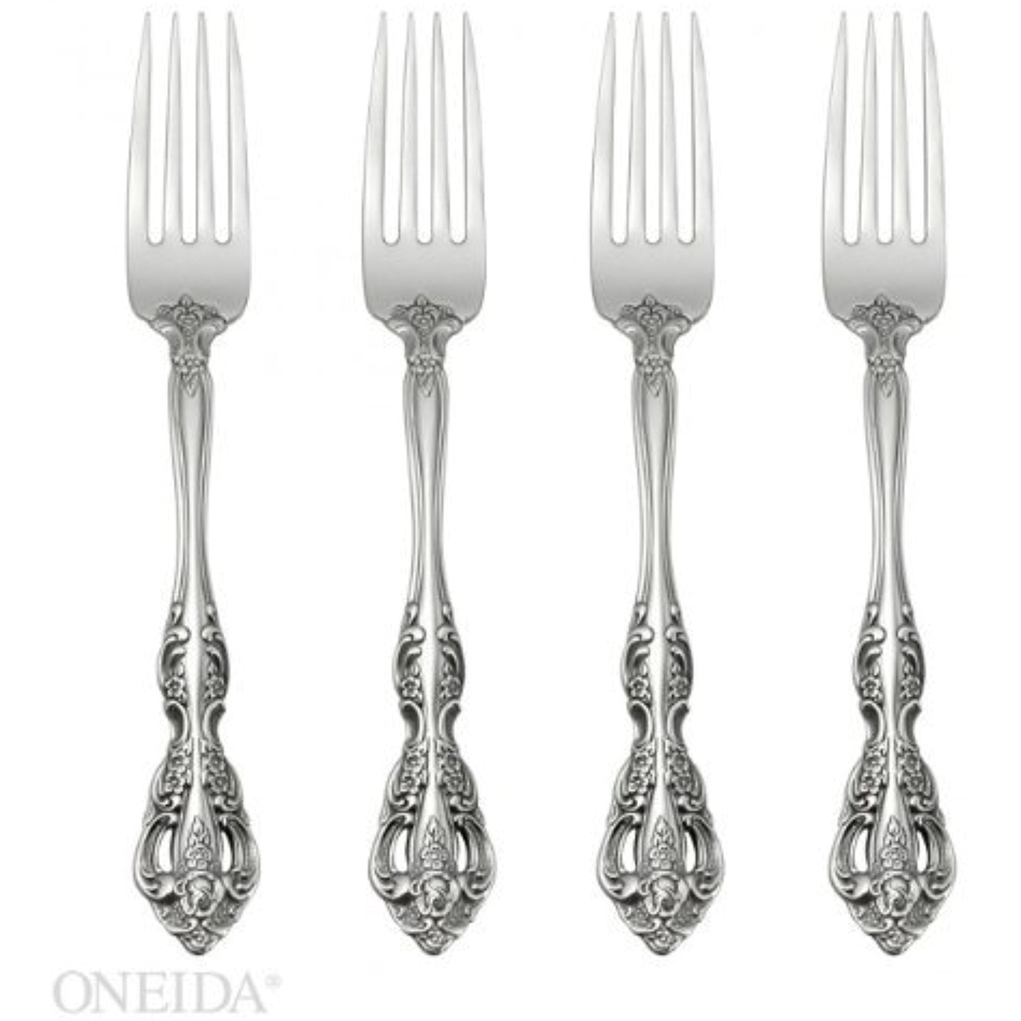 Oneida Michelangelo Dinner Forks, Set of 4