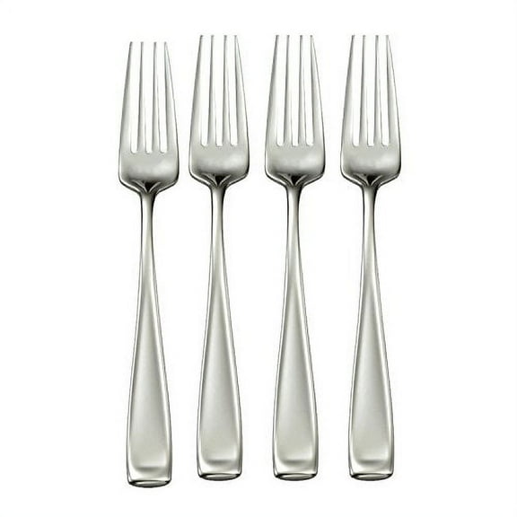 Oneida Moda 18/10 Stainless Steel Dinner Fork (Set of Four)