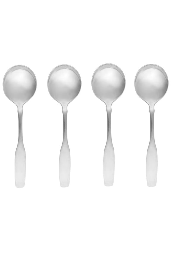 Paul Revere 18/8 Stainless Steel Round Soup Spoon (Set of Four)