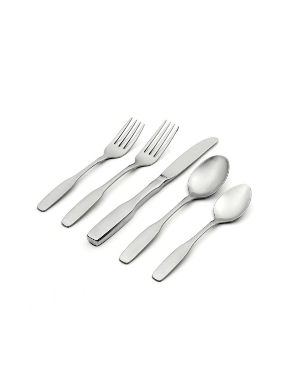 Paul Revere 5-Piece Satin 18/10 Stainless Steel Flatware Set