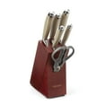 thumbnail image 1 of Oneida Preferred Series 7-Piece Stainless Steel Kitchen Knife Block Set, Silver, 1 of 7