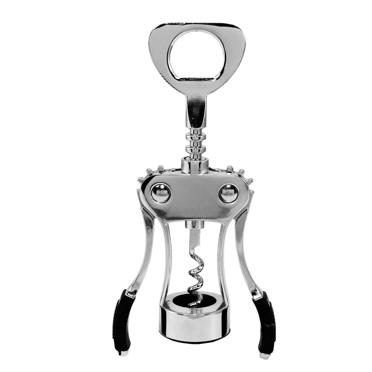 Winco CO-901, 7L Twist & Out Chrome Plated Portable Can Opener with  Easy-Turn Handle, Manual Chrome Plated Opener with Soft Grip Handle