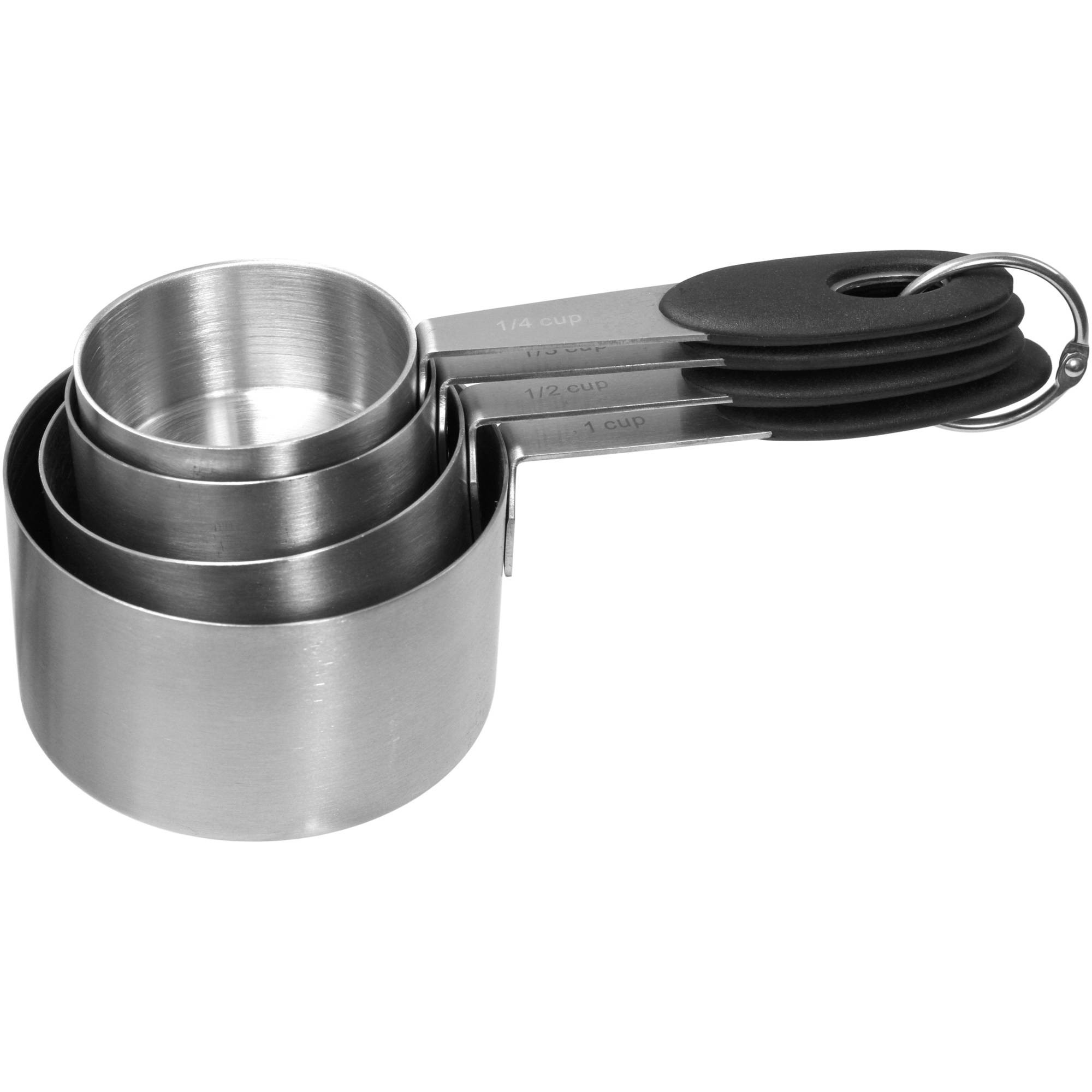Oneida Pro Stainless Steel Measuring Cups, 4 Piece