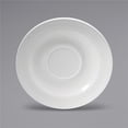 thumbnail image 1 of Oneida R4010000500 6 in. Impressions Round Bright White Embossed Medium Rim Porcelain Saucer, 1 of 2