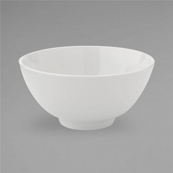 Oneida R4020000729 9 oz Fusion East Bright White Porcelain Rice Bowl