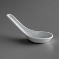 thumbnail image 1 of Oneida R4020000794 4.875 in. Fusion East Bright White Porcelain Soup Spoon, 1 of 1