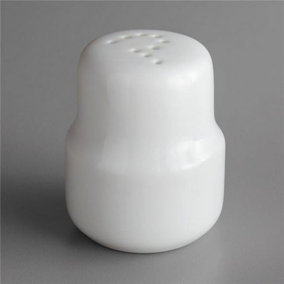 Oneida R4220000911 2 in. Royale Bright White Porcelain Pepper Shaker
