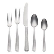 Oneida Reid 20-Piece Tumbled 18/0 Stainless Steel Flatware Set Service for 4