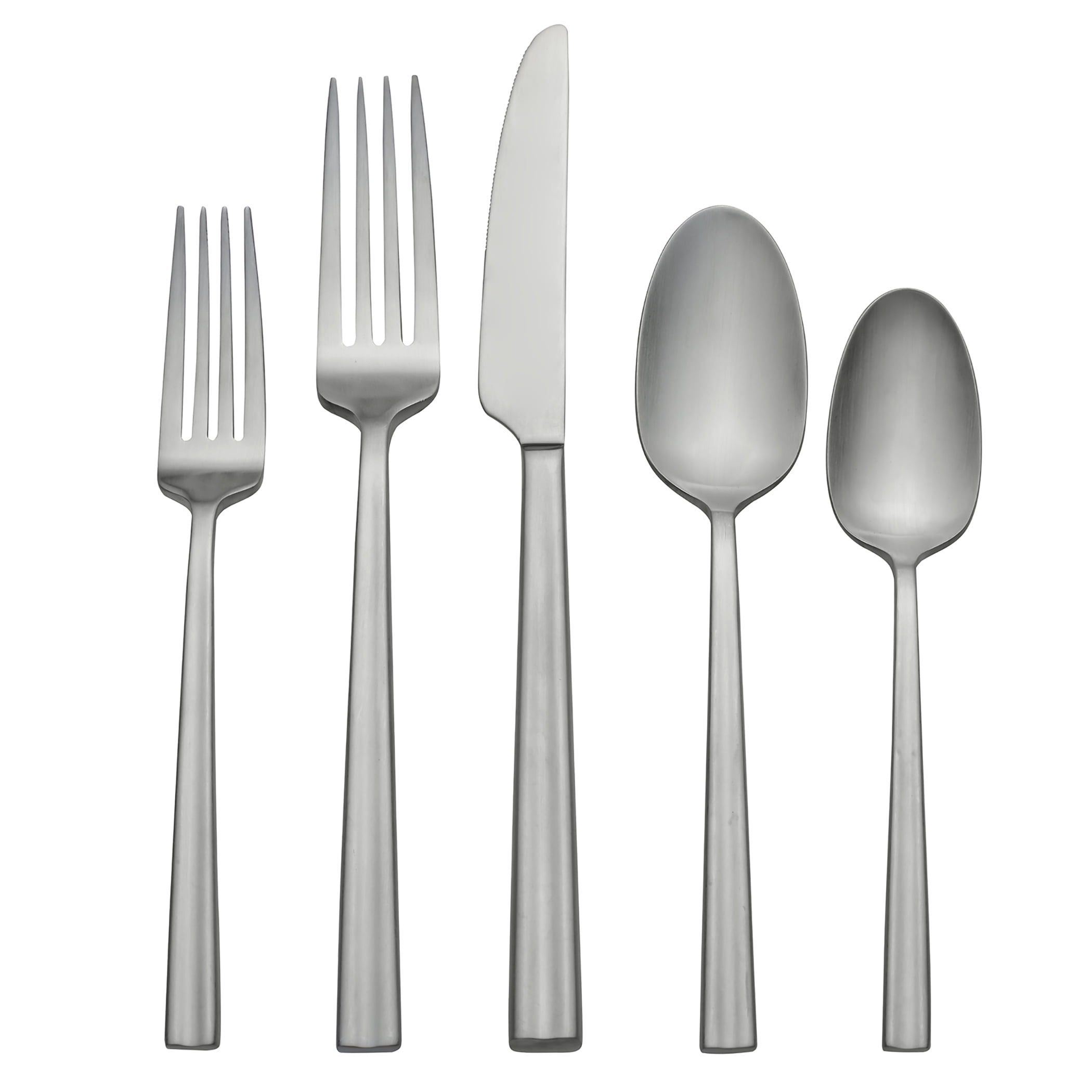 Oneida Reverso 45-Piece Stainless Steel Flatware Set (Service for 8)