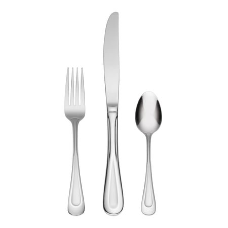 Oneida Sand Dune 12-Piece Satin 18/0 Stainless Steel Flatware Set (Service for 4)