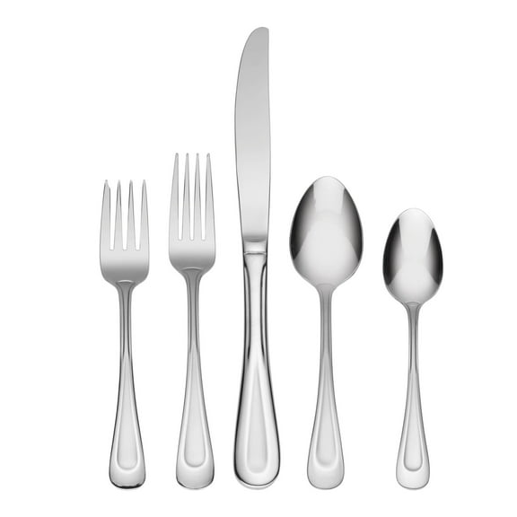 Oneida Sand Dune 45-Piece Satin 18/0 Stainless Steel Flatware Set (Service for 8)