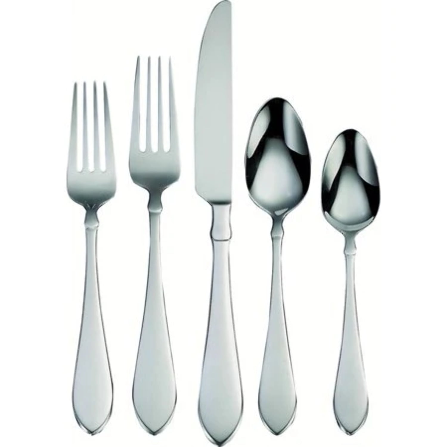 Oneida Satin Vertex 20Piece Flatware Set.