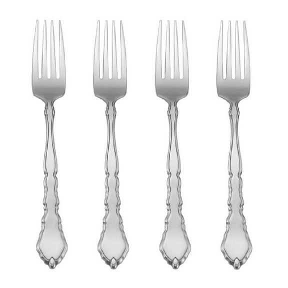 Oneida Satinique 18/8 Stainless Steel Dinner Fork (Set of Four)
